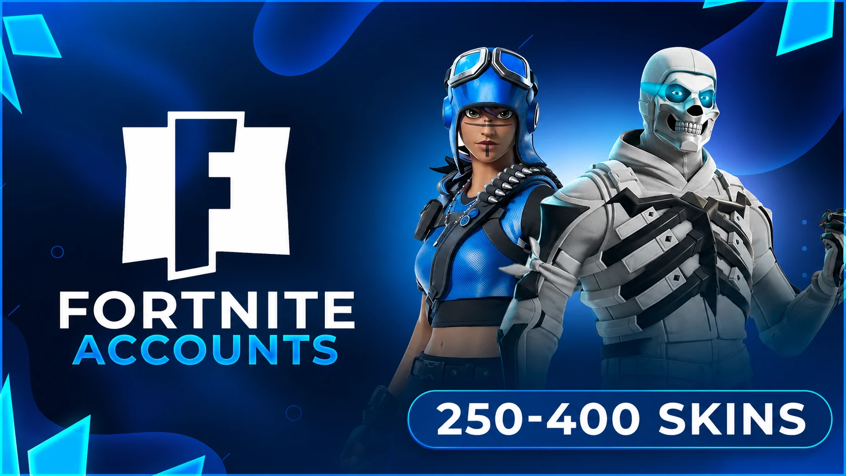250-400 Skins [ OG Outfits Included ] Fortnite Accounts