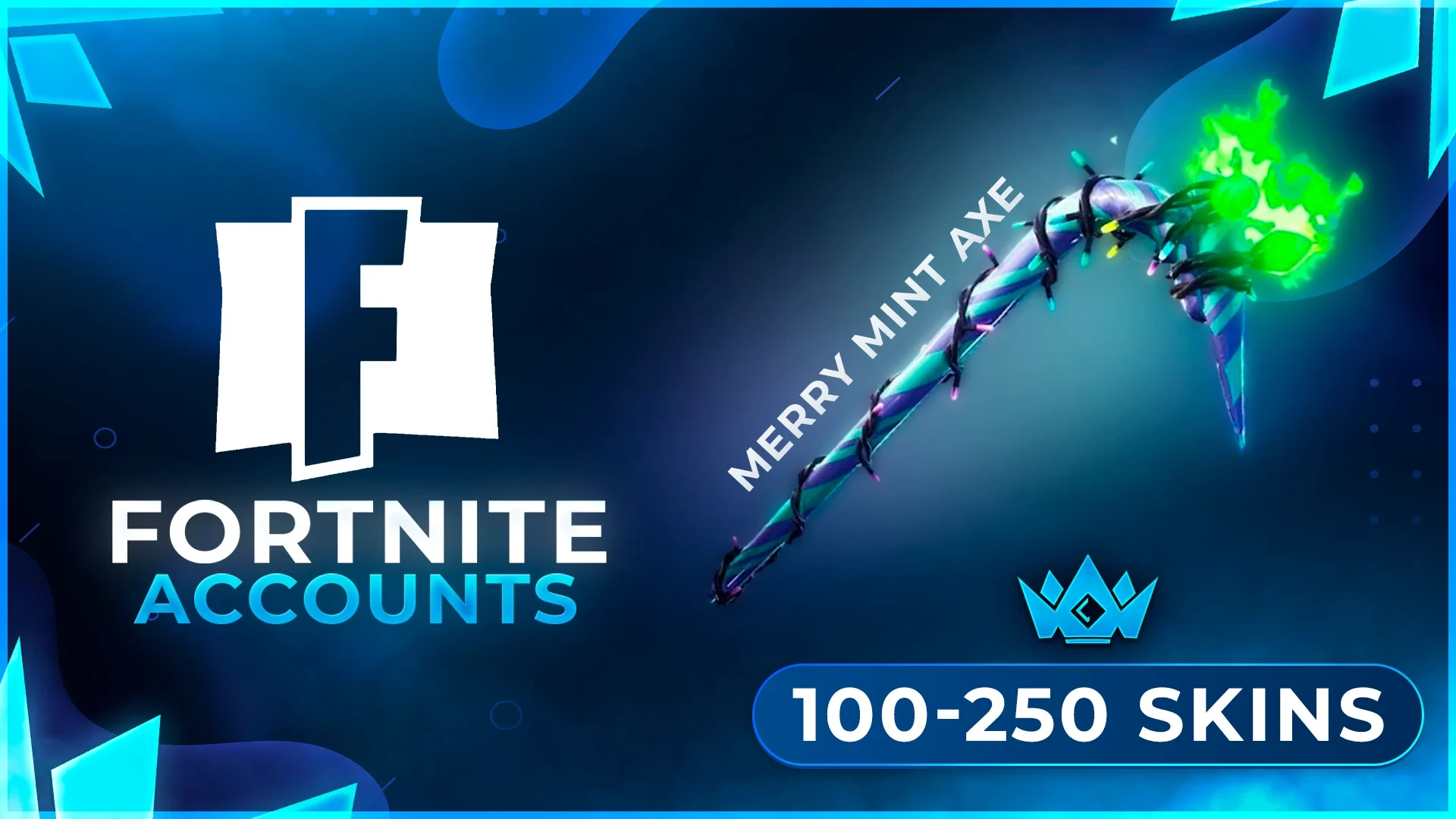 Minty Axe + 100-250 [ OG Outfits Included ]